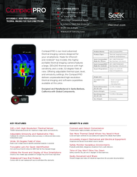 Thumbnail of document Data Sheet - CompactPRO Thermal Imager